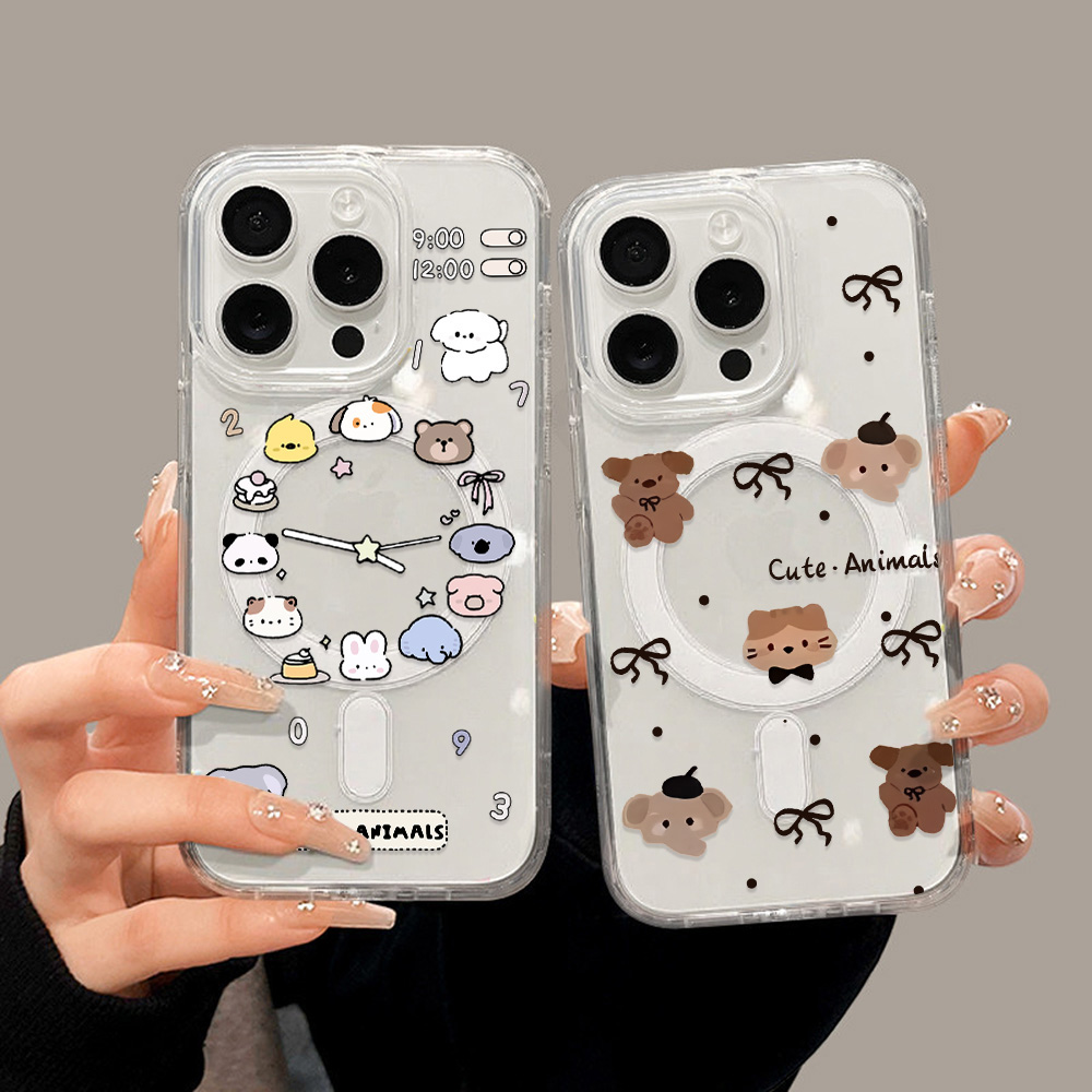 Cute Anime Case - Cute Cartoon Animals Phone Case For