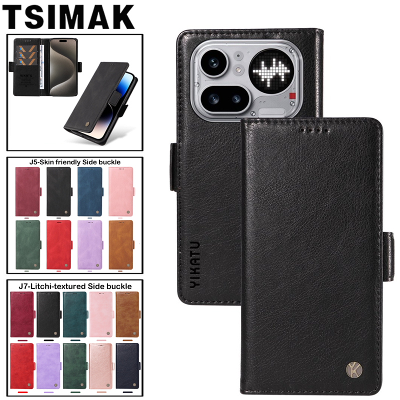 Phone Cases Nothing 3A - Leather Cover For Nothing Phone NFC