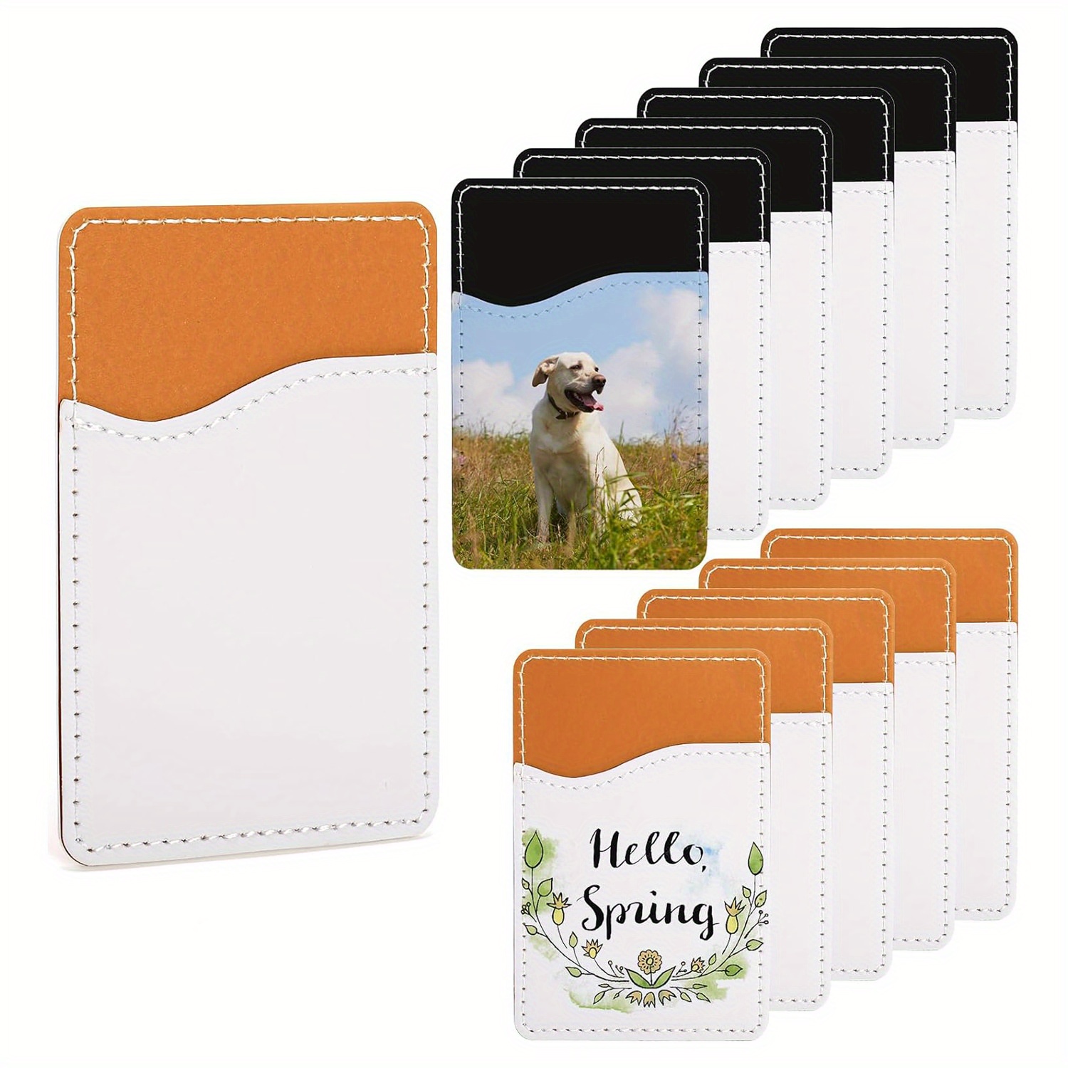 Phone Cases With Wallet On Back - 5/10pcs Sublimation Blanks Phone Wallet, PU
