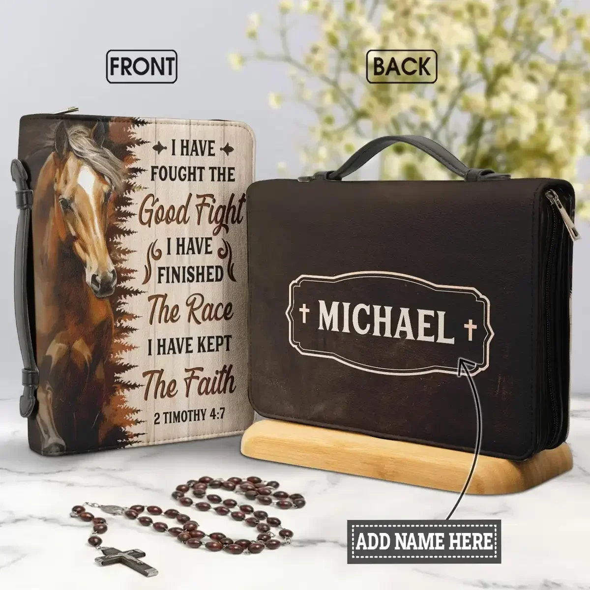 Phone Cases Horse - New PU Leather Bible Cover Case