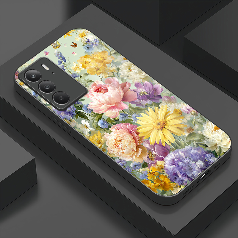 Phone Cases Realme - Tempered Glass Phone Case For OPPO
