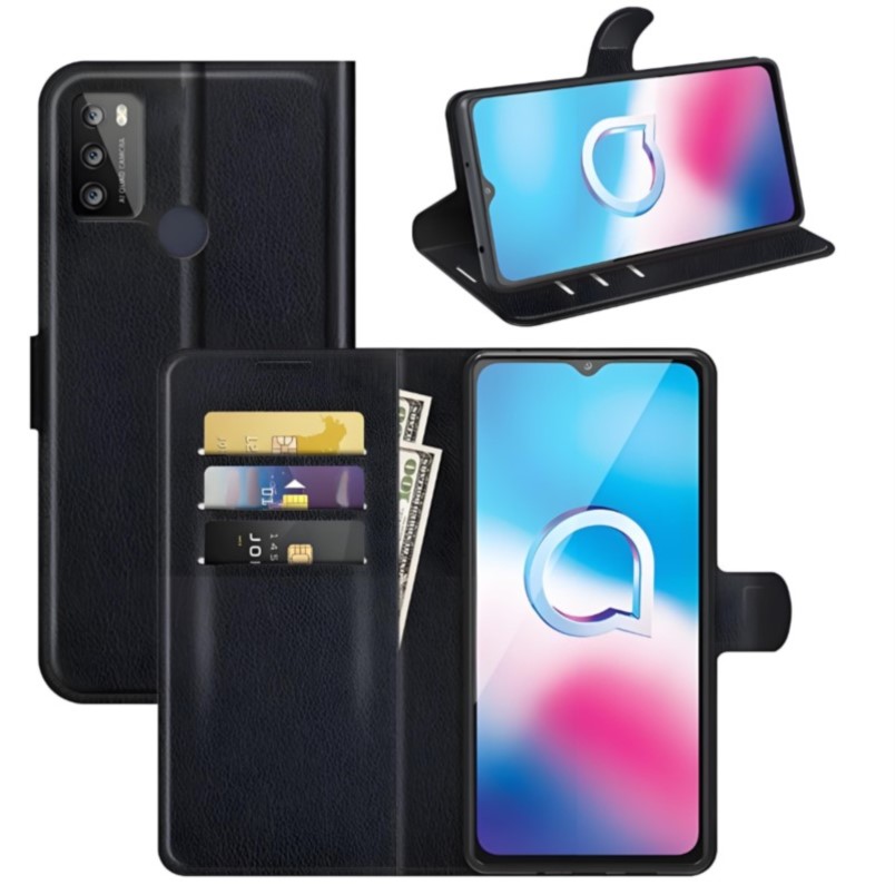 Phone Cases With Wallet On Back - for alcatel 1s 2021 case flip