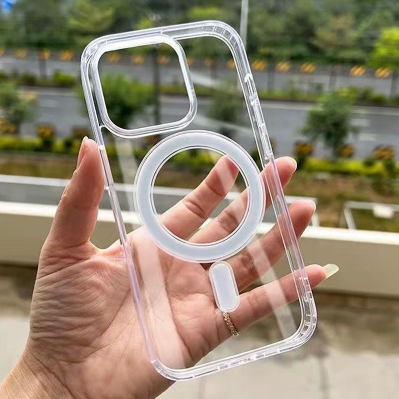 Phone Cases With Magnet - Transparent For Magesafe Magnetic Wireless Charge