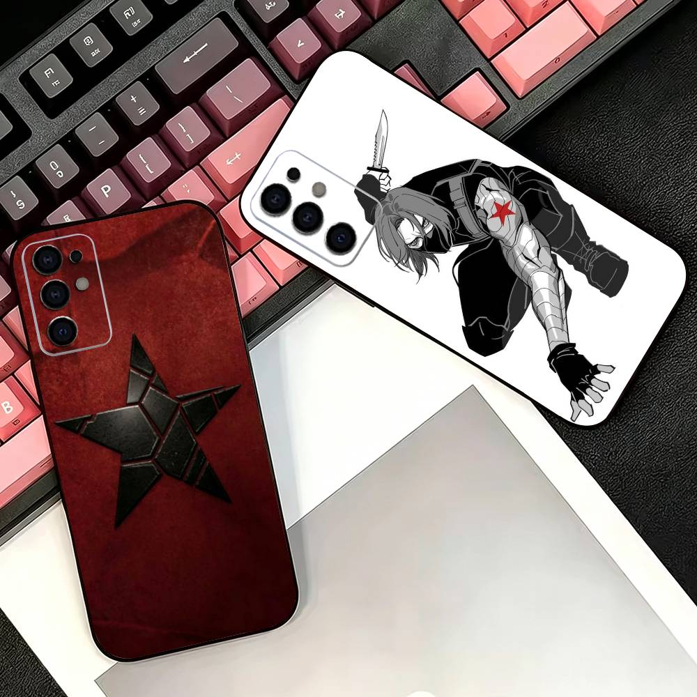 Phone Cases Quotes - B-Bucky B-Barnes W-Winter S-Soldier Soft Black