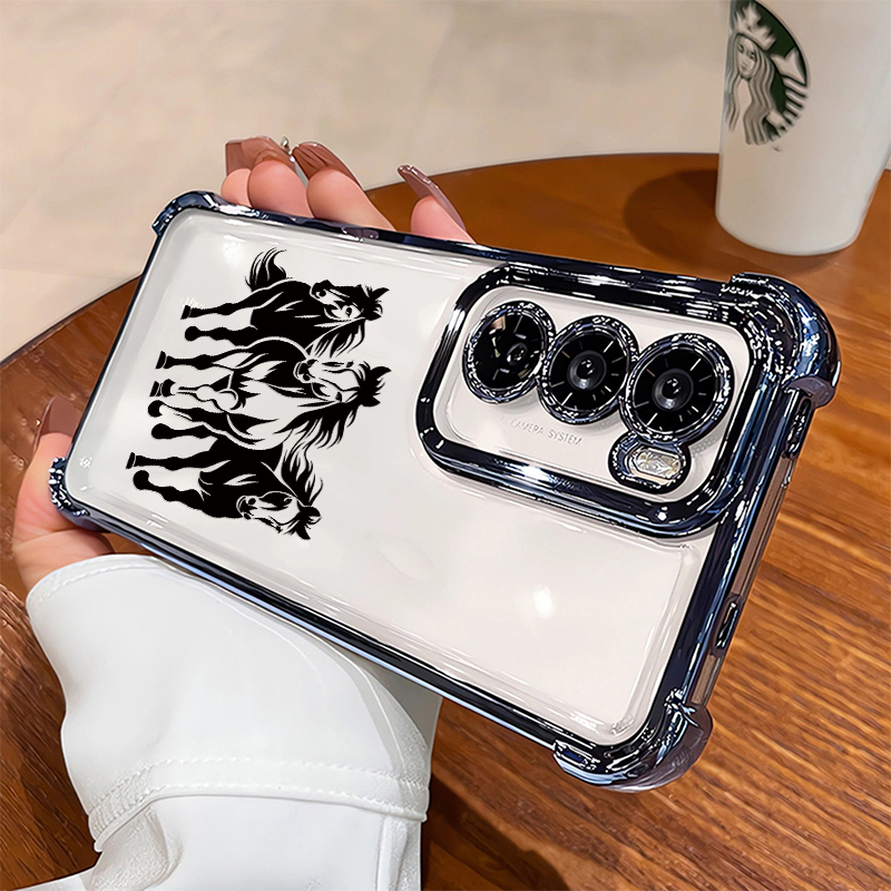 Plating Transparent Phone Case - đánh giá và giá Phone Cases Horse