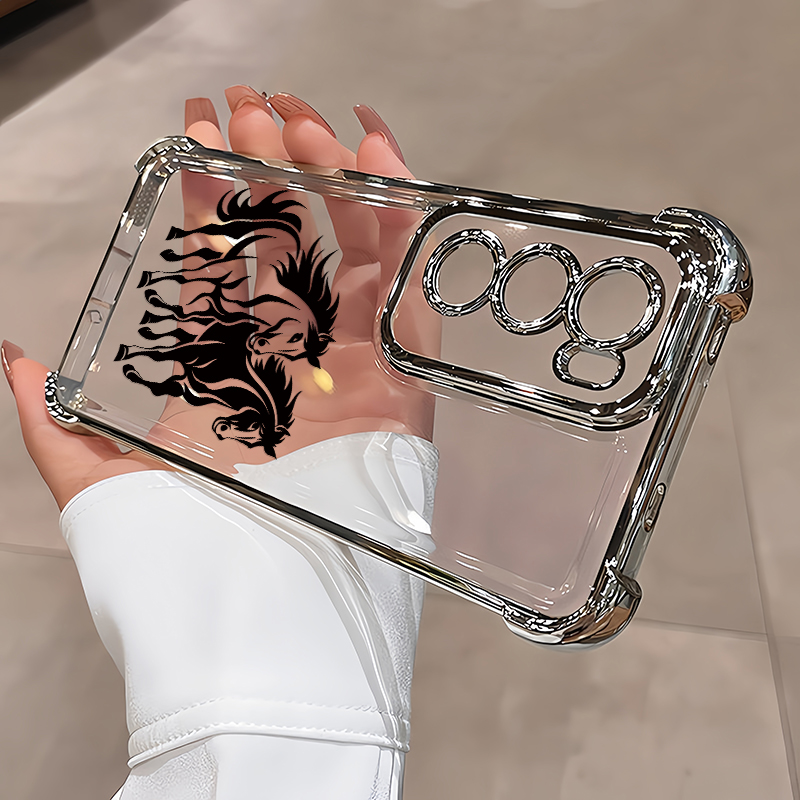 Plating Transparent Phone Case - đánh giá và giá Phone Cases Horse