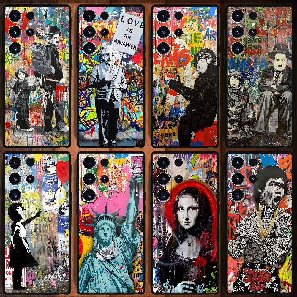 Banksy Graffiti Art  Phone Cas - đánh giá và giá Phone Cases For Samsung Galaxy