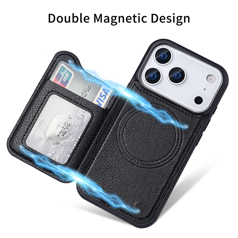 For Magsafe Magnetic Flip Leat - đánh giá và giá Phone Cases With Card Holder