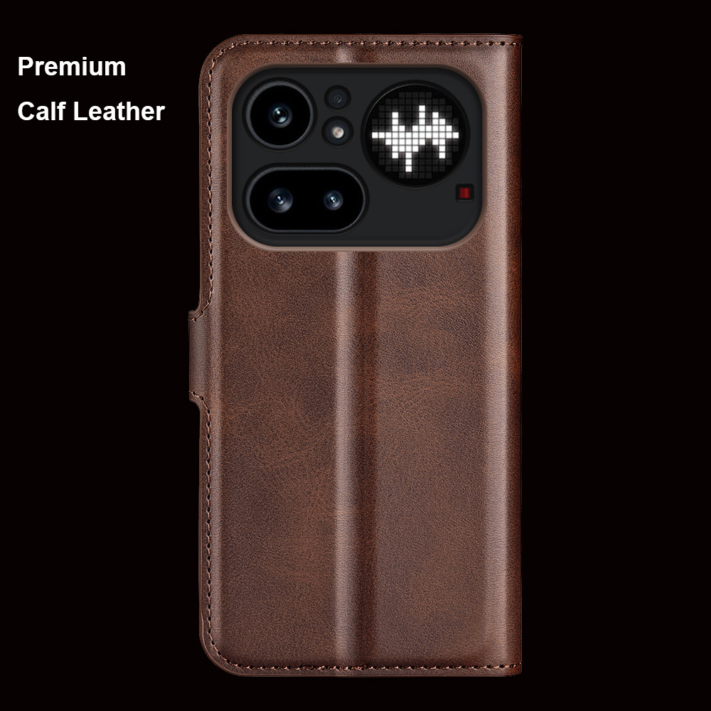 Premium Calf Leather Flip Case - đánh giá và giá Phone Cases Nothing 3A