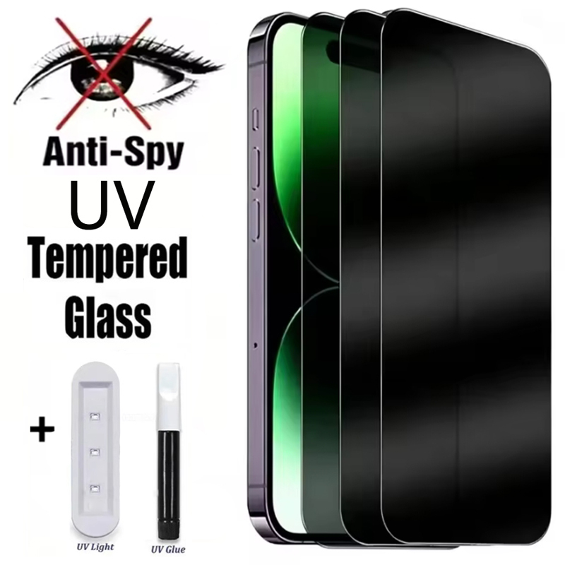 UV Glue Privacy Tempered Glass - đánh giá và giá Huawei Mate 60