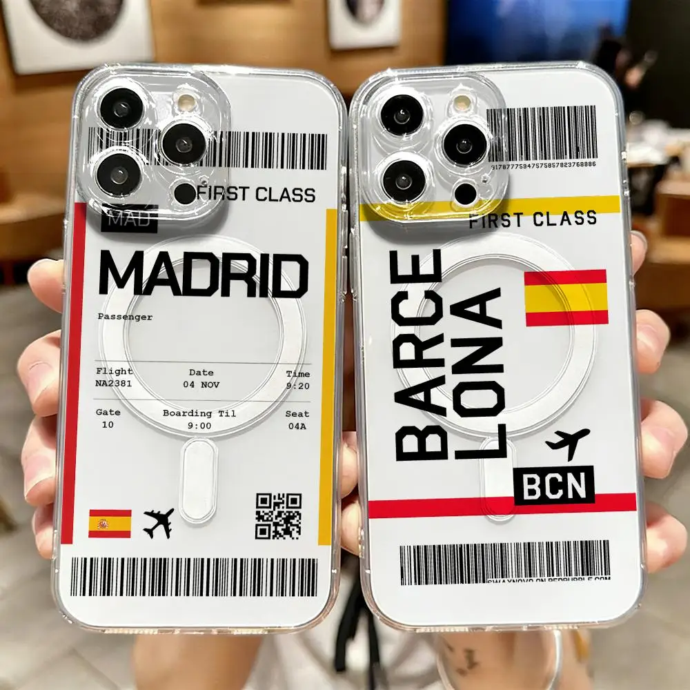 Travel Plane Ticket Spain Phon - đánh giá và giá Phone Cases Aviation