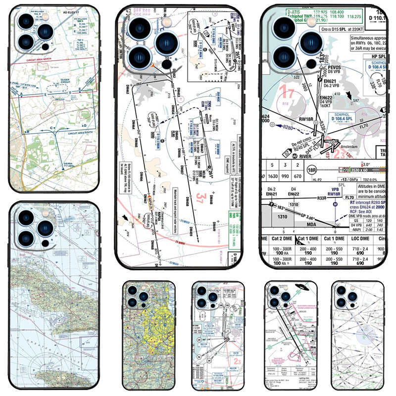 Aviation Chart Accessories Air - đánh giá và giá Phone Cases Aviation