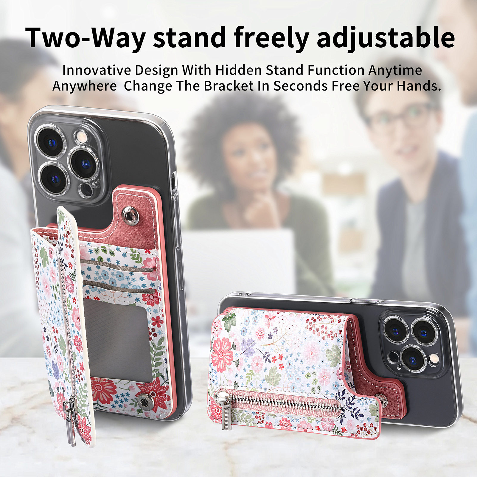 1Pc Flower Painted Phone Case  - đánh giá và giá Phone Cases With Wallet On Back