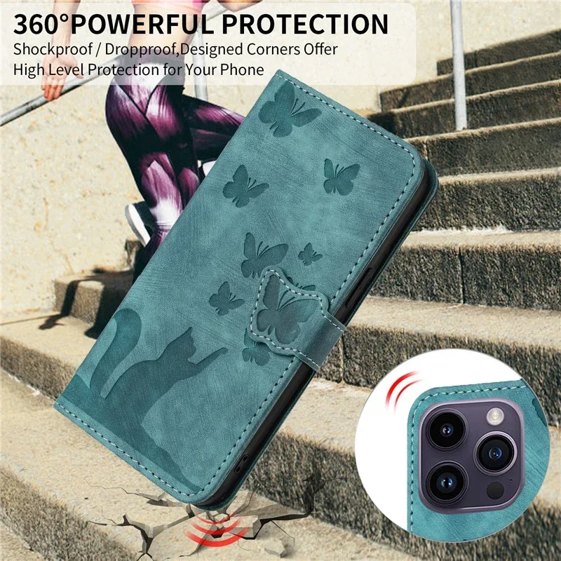 3D Cat Wallet Flip Case for Co - đánh giá và giá Phone Cases With Wallet On Back