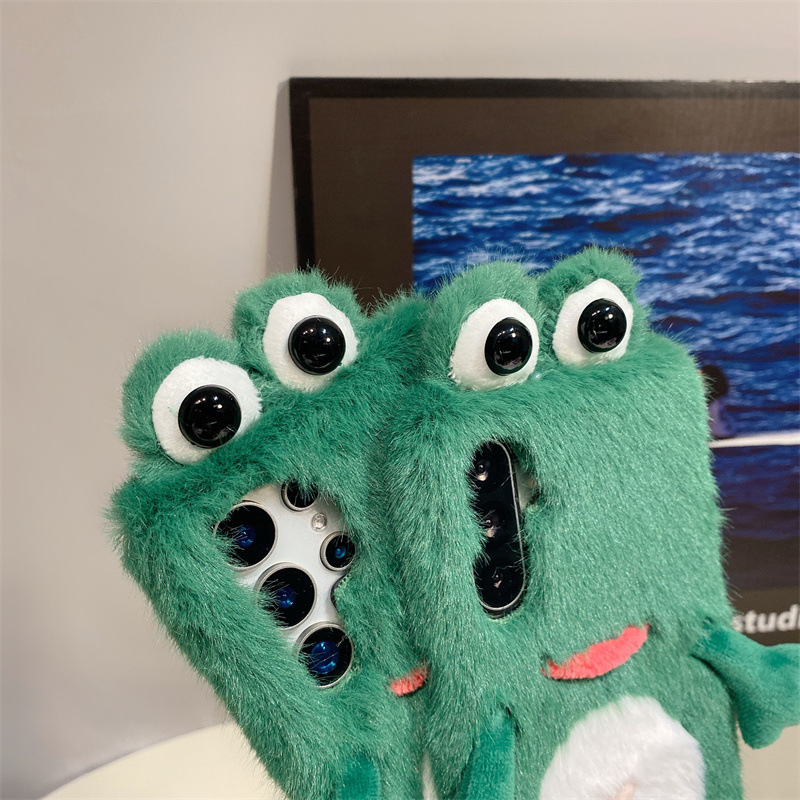 Plush Frog Phone Case, Cute Gr - đánh giá và giá Phone Cases For Samsung Galaxy